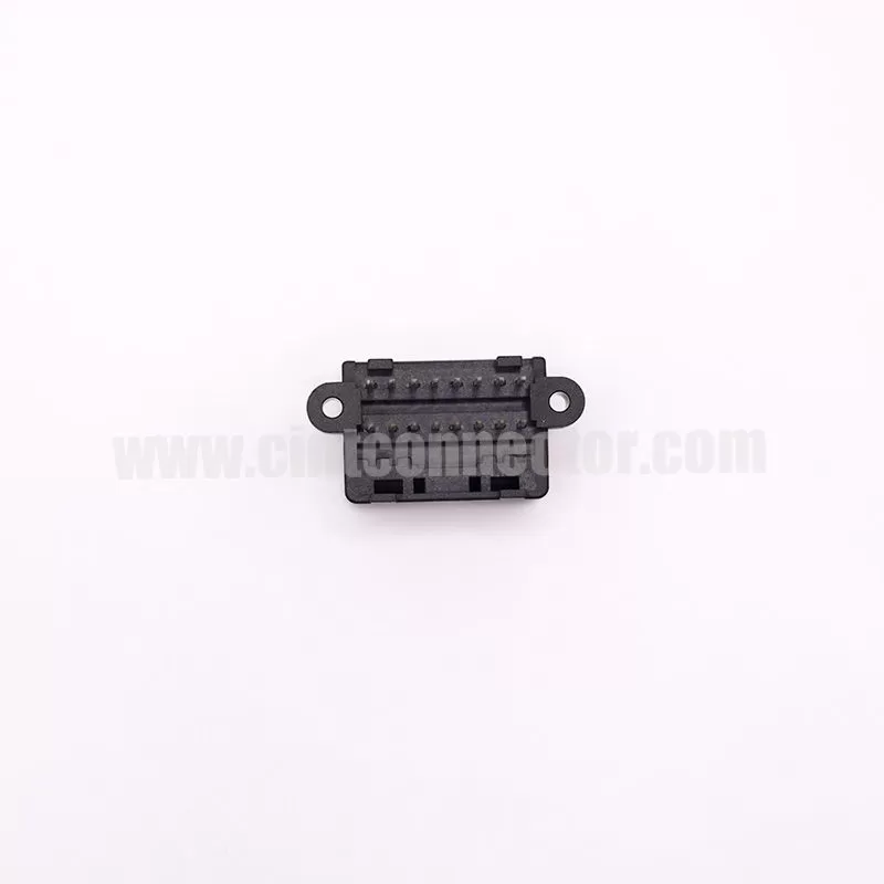 16 pin PCB connector mate for 174046-2 auto wire harness plug