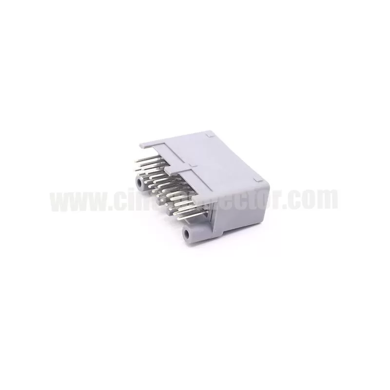 24 position TE Connectivity Tyco AMP 1612904-2 electronics male PCB board automotive non-waterproof connector header