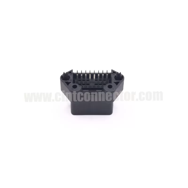 16 pin electronic PCB male connector auto plug