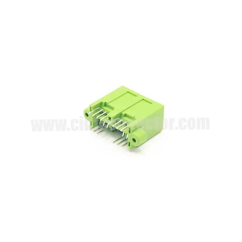 14 pin JAE IL-AG5-14P-D3C1-A green electronic PCB male connector auto plug