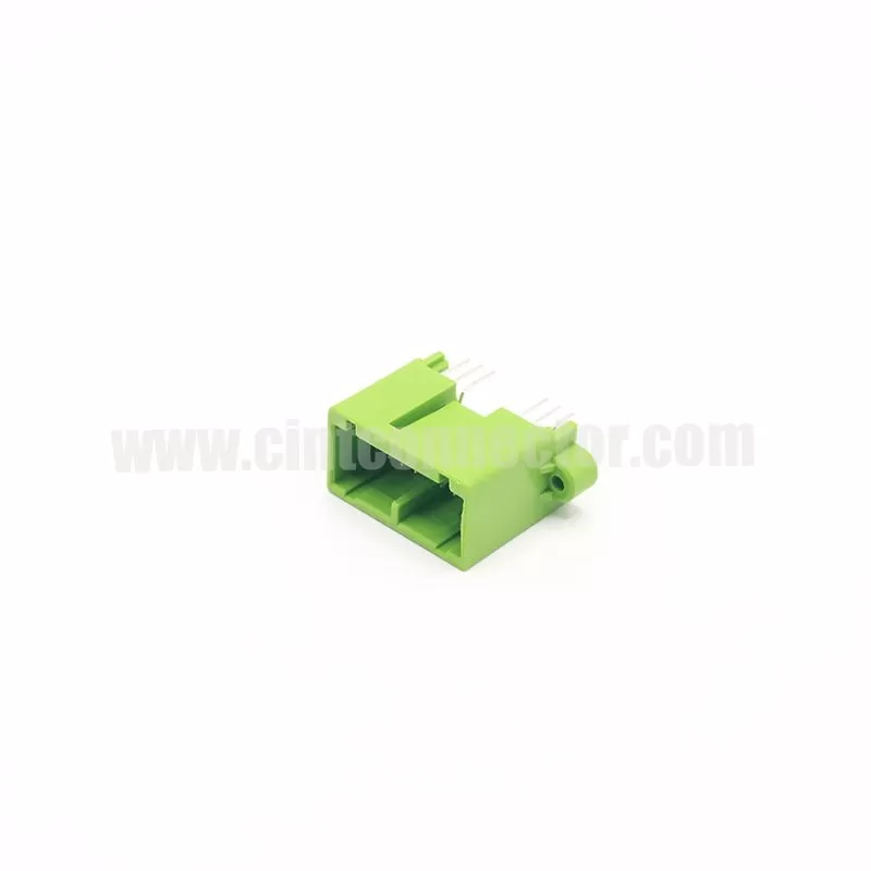 14 pin JAE IL-AG5-14P-D3C1-A green electronic PCB male connector auto plug
