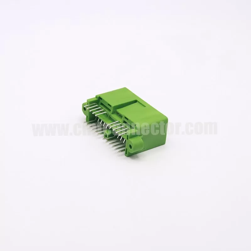 22 pin JAE IL-AG5-22P-D3T2 green electronic PCB male connector auto plug mating IL-AG5-22S-D3C1