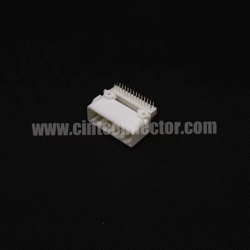 28 pin male TE AMP PCB header connector 1565373-4 wire to board plug