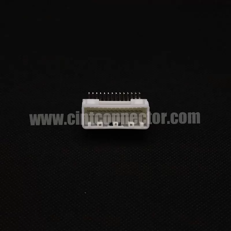 28 pin male TE AMP PCB header connector 1565373-4 wire to board plug