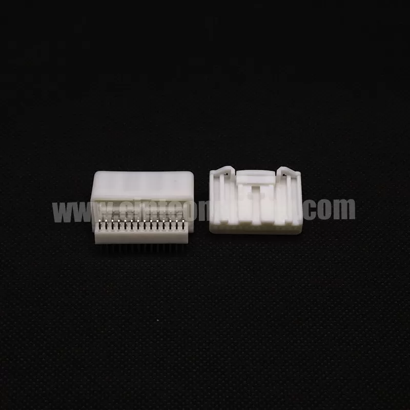 28 pin male TE AMP PCB header connector 1565373-4 wire to board plug