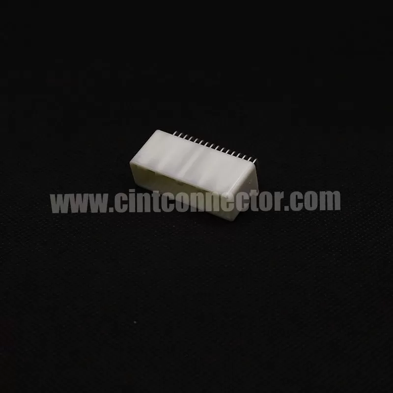 32 pin male PCB header connector TE AMP 90980-12153 1318745-2 wire to board plug