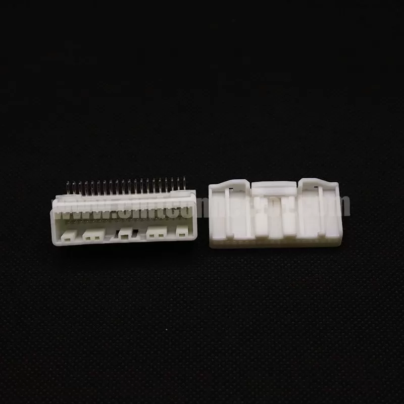 40 pin male PCB header connector TE AMP 1318384-2 wire to board plug housing