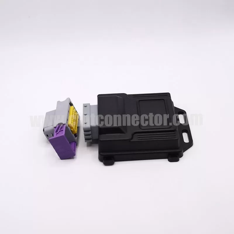 24 pin auto ECU VCU Aluminum enclosure PCB connector automotive Engine Control Unit 211PC249S0033 HCCPHPE24BKA90F
