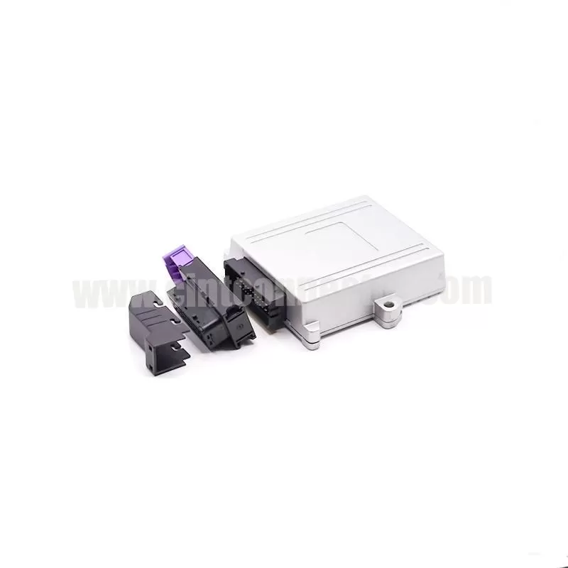 39 pin auto ECU VCU Aluminum enclosure fit for FCI Series 39pin automotive connector plug male female electrical connectors Compatible With vehicle electronic control unit