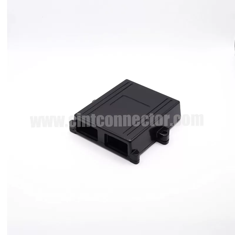 2 Holes 24 pin auto ECU VCU Aluminum enclosure for FCI PCB connector 211PC249S0005 automotive Engine Control Unit 211PC249S0033 HCCPHPE24BKA90F
