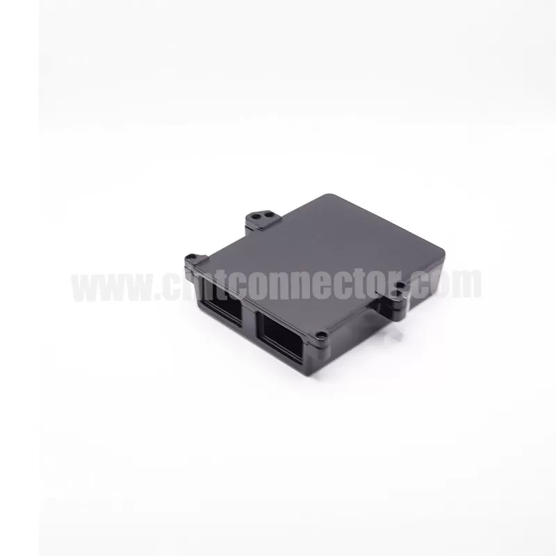 2 Holes 24 pin auto ECU VCU Aluminum enclosure for FCI PCB connector 211PC249S0005 automotive Engine Control Unit 211PC249S0033 HCCPHPE24BKA90F