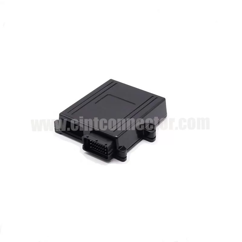 2 Holes 24 pin auto ECU VCU Aluminum enclosure for FCI PCB connector 211PC249S0005 automotive Engine Control Unit 211PC249S0033 HCCPHPE24BKA90F