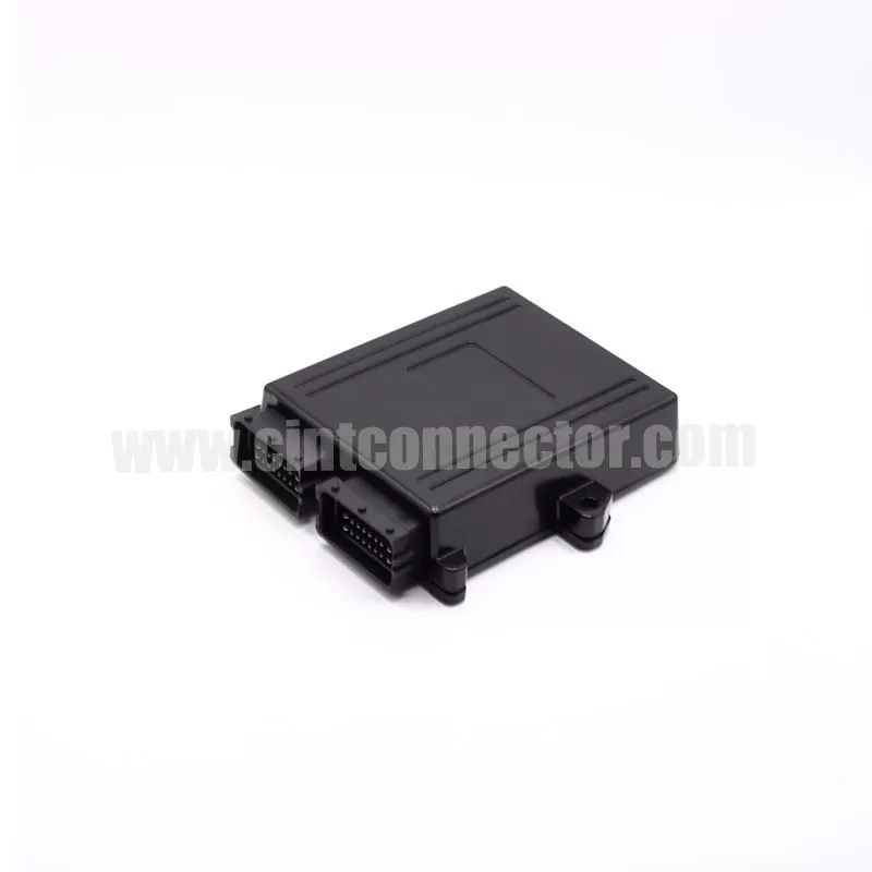 2 Holes 24 pin auto ECU VCU Aluminum enclosure for FCI PCB connector 211PC249S0005 automotive Engine Control Unit 211PC249S0033 HCCPHPE24BKA90F