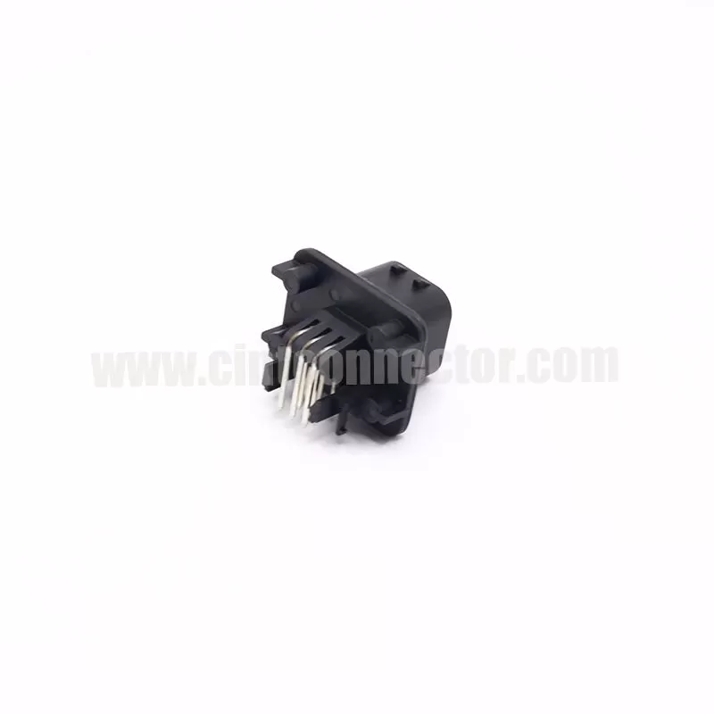 8 pin 776280-1 AMPSEAL TE male automotive headers right angle connector plug