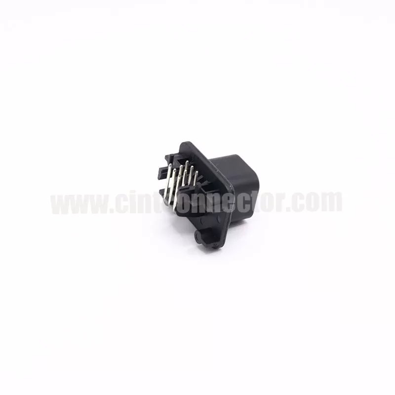 8 pin 776280-1 AMPSEAL TE male automotive headers right angle connector plug