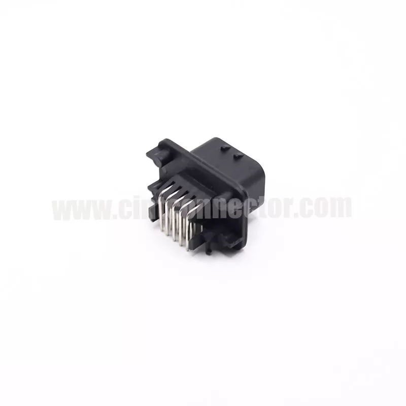 14 pin 776267-1 AMPSEAL TE male automotive headers right angle connector plug