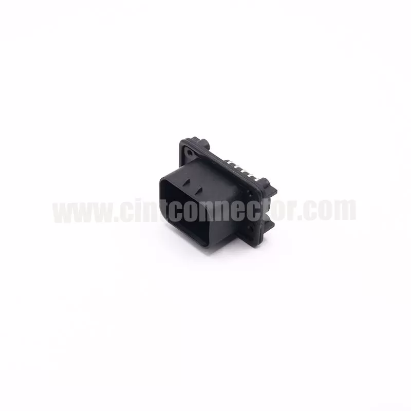 14 pin 776267-1 AMPSEAL TE male automotive headers right angle connector plug