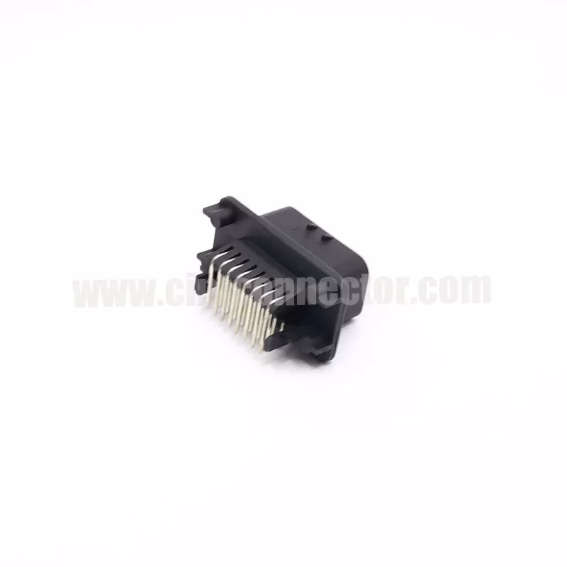 23 pin 776087-1 AMPSEAL TE male automotive headers right angle connector plug