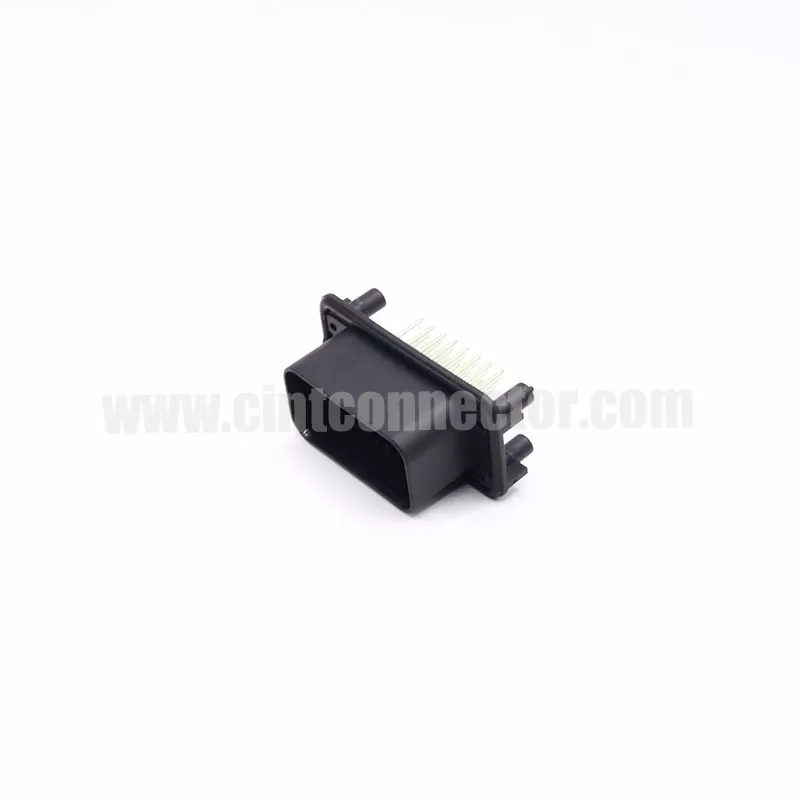 23 pin 776228-1 AMPSEAL TE male automotive header panel mount vertical connector plug