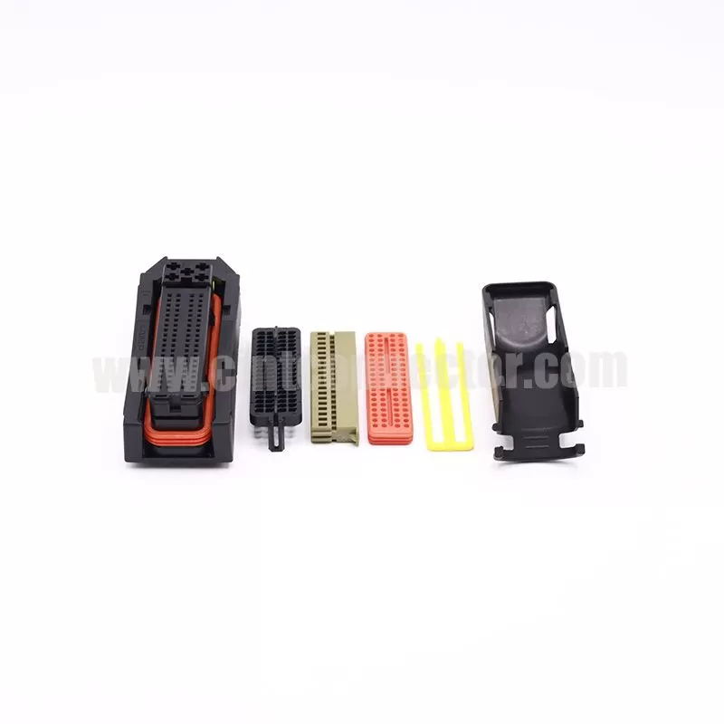 81 pin TE 13761282 1813712-6 auto female electrical ECU connector housing