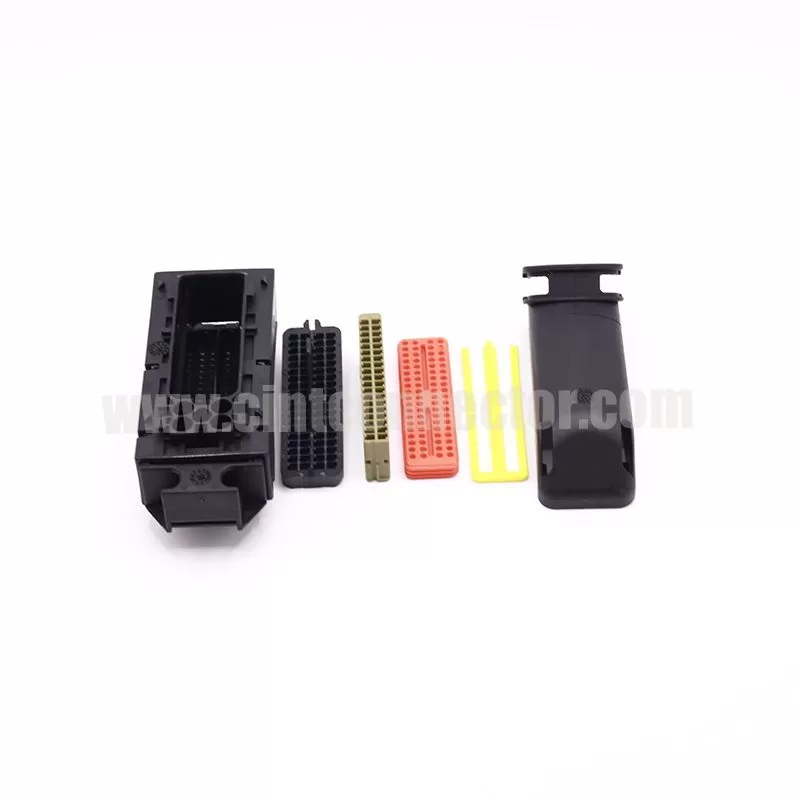 81 pin TE 13761282 1813712-6 auto female electrical ECU connector housing