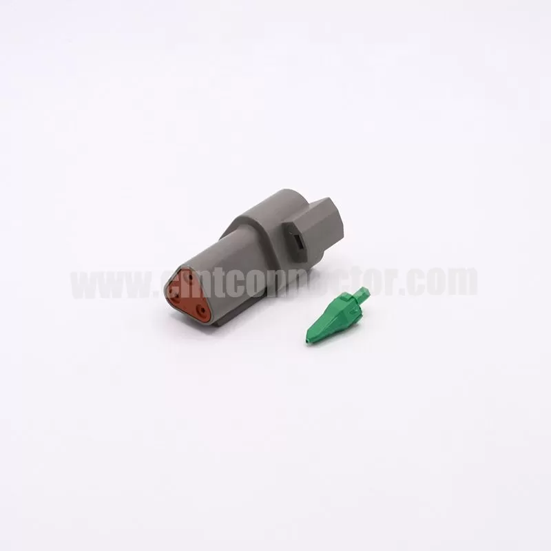 DT04-3P 3 pin male gray housing plug Deutsch Connectors