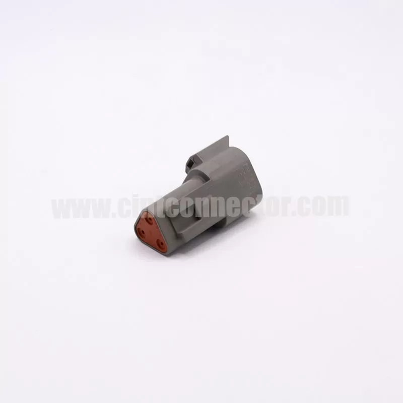 DT04-3P 3 pin male gray housing plug Deutsch Connectors