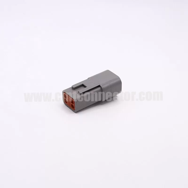 DT04-4P 4 pin male rectangular gray housing plug Deutsch Connectors