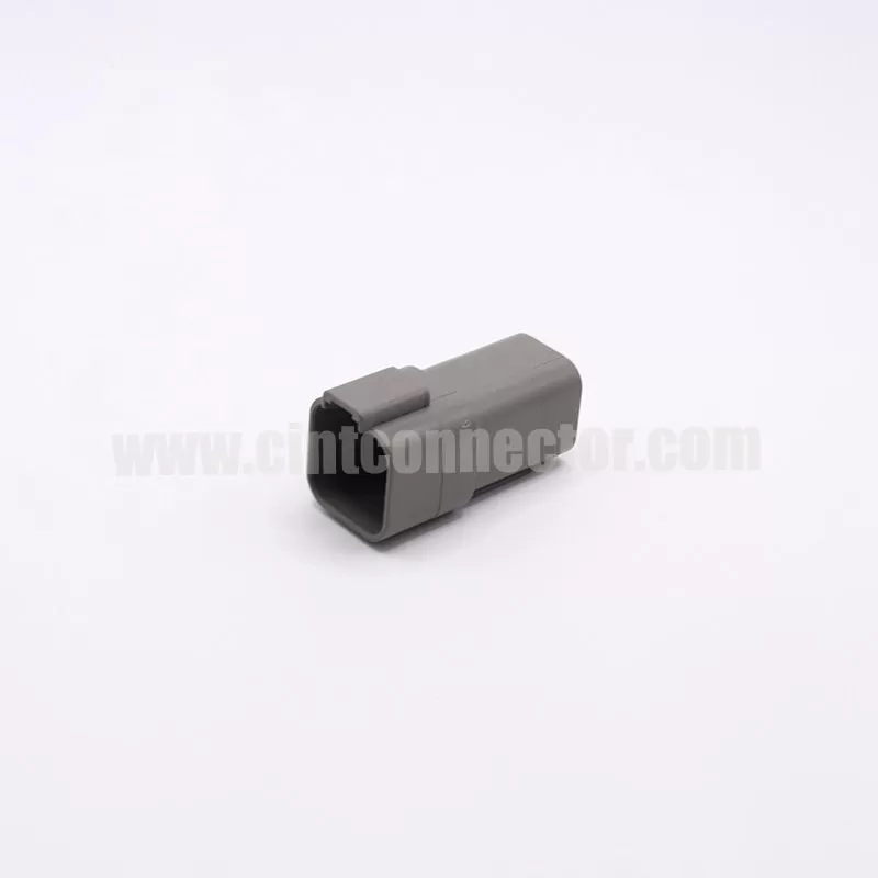 DT04-6P 6 pin male rectangular gray housing plug Deutsch Connectors