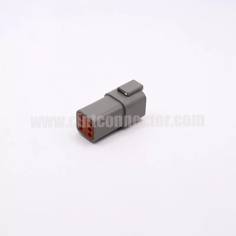 DT04-6P 6 pin male rectangular gray housing plug Deutsch Connectors