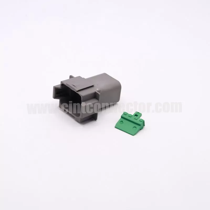 DT04-08PA DT04-8P 8 pin male rectangular gray housing plug Deutsch Connectors