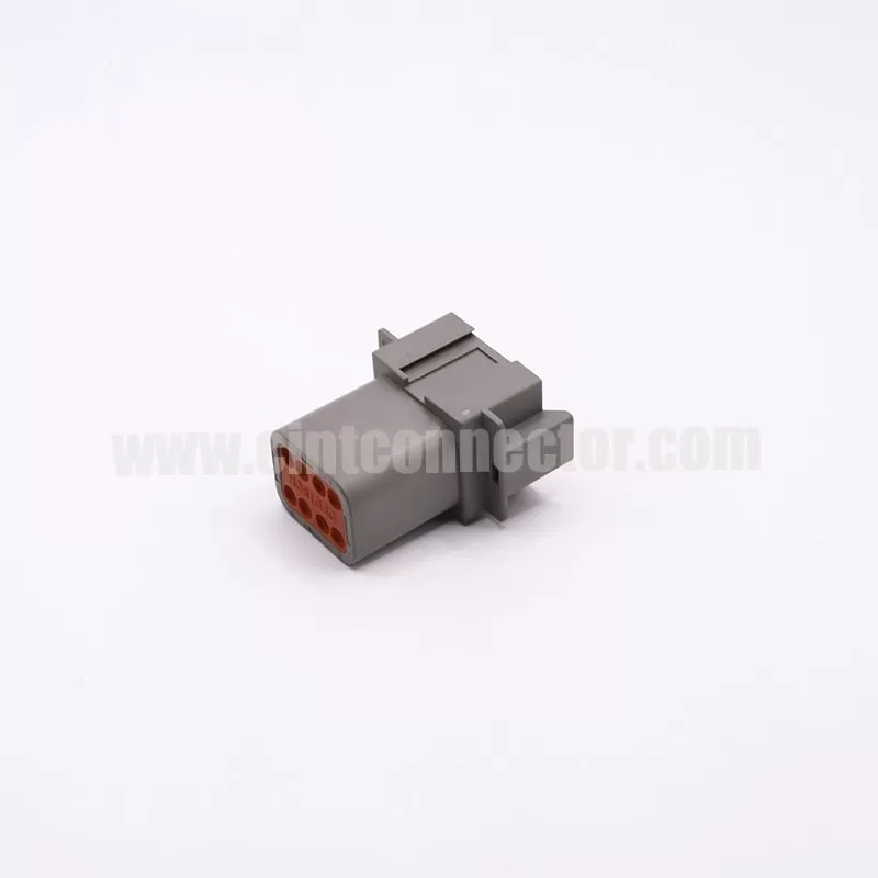 DT04-08PA DT04-8P 8 pin male rectangular gray housing plug Deutsch Connectors