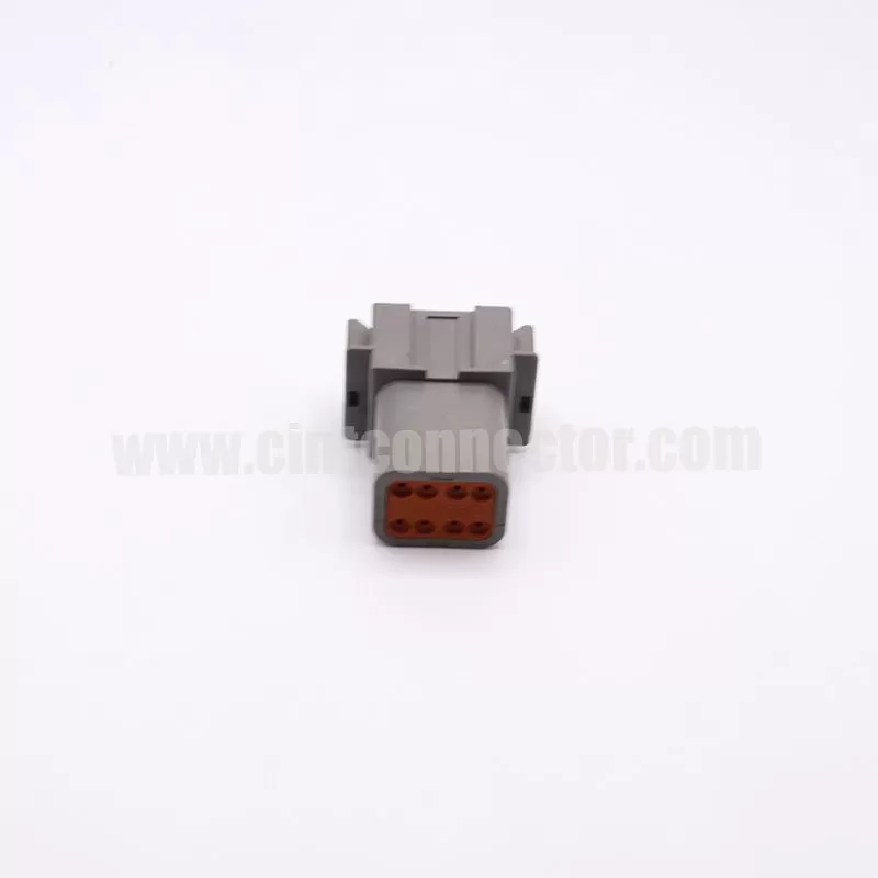 DT04-08PA DT04-8P 8 pin male rectangular gray housing plug Deutsch Connectors