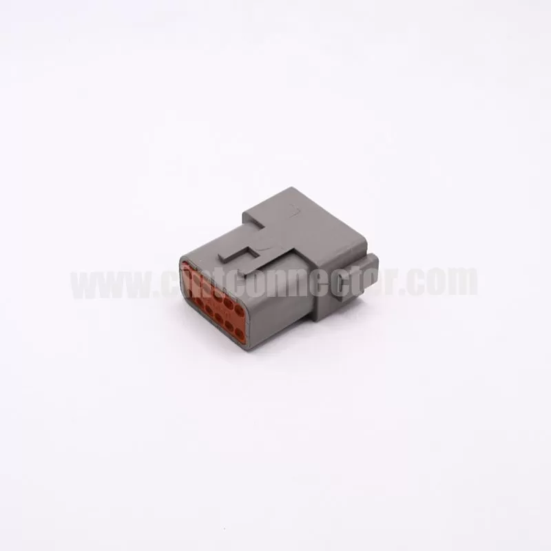 DT04-12PA 12 pin male rectangular gray housing plug Deutsch Connectors