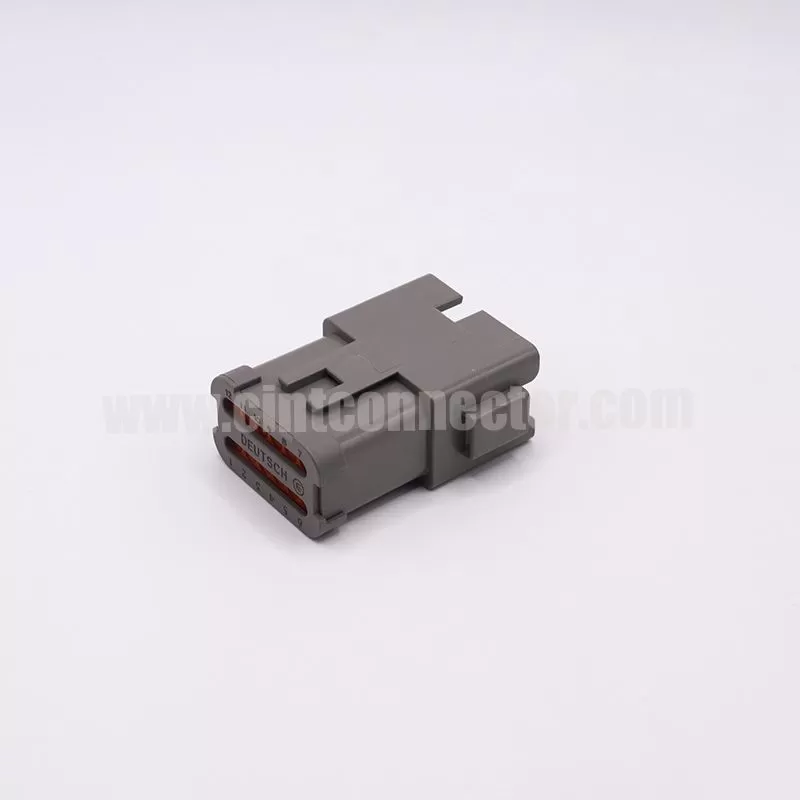 DT04-12PA-CE07 12 pin male rectangular gray housing plug Deutsch Connectors