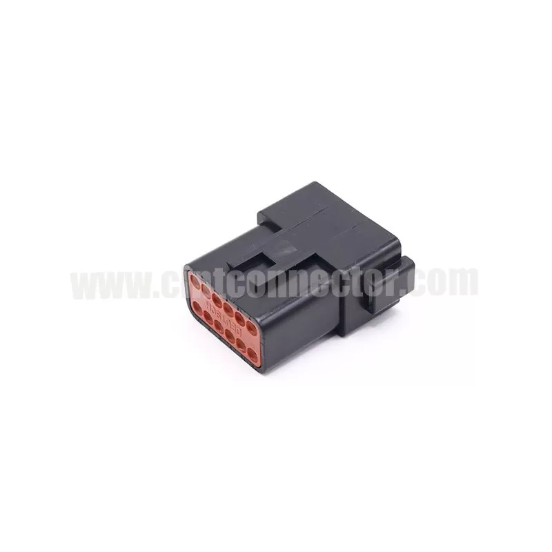 DT04-12PB 12 pin black male rectangular housing plug Deutsch Connectors