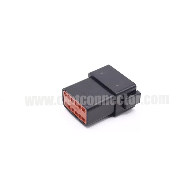 DT04-12PB 12 pin black male rectangular housing plug Deutsch Connectors