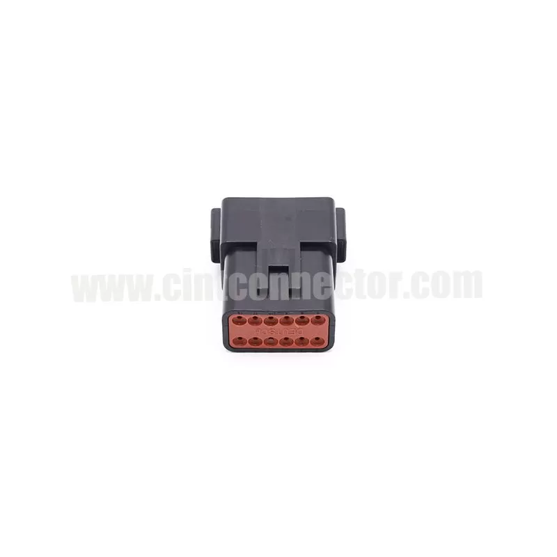 DT04-12PB 12 pin black male rectangular housing plug Deutsch Connectors