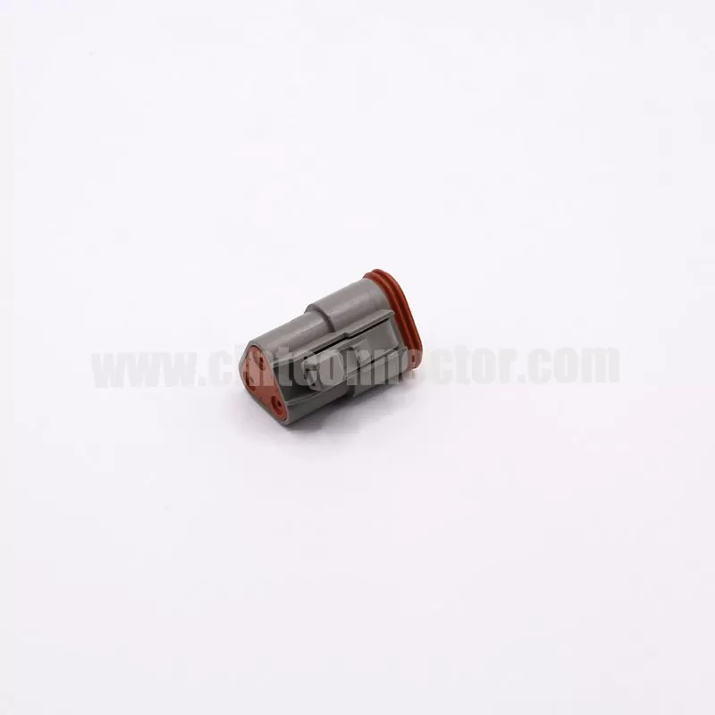 DT06-3S 3 pin female automotive rectangular gray housing plug Deutsch Connectors