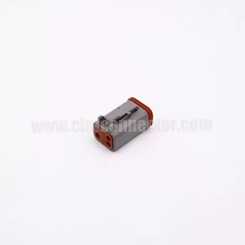 DT06-4S 4 pin female automotive rectangular gray housing plug Deutsch Connectors