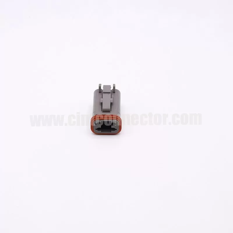 DT06-4S 4 pin female automotive rectangular gray housing plug Deutsch Connectors