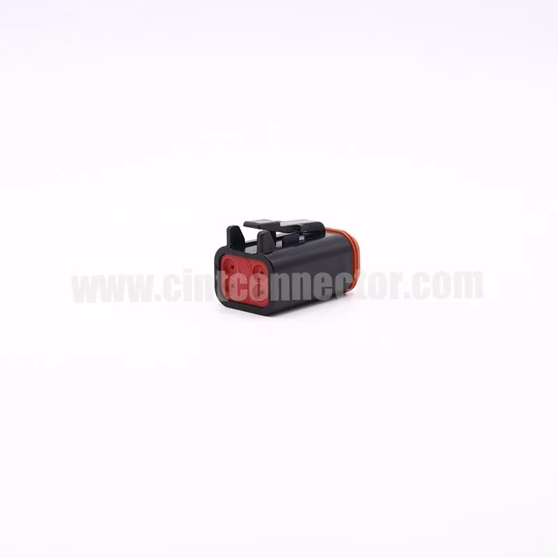 DT06-4S-CE06 4 pin female automotive rectangular black housing plug Deutsch Connectors