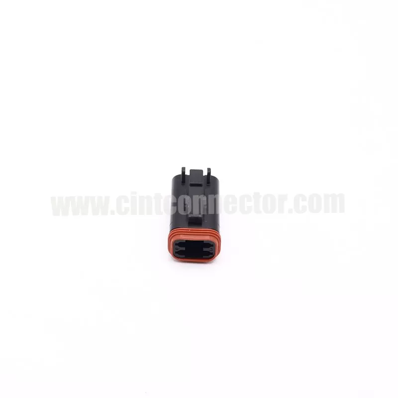 DT06-4S-CE06 4 pin female automotive rectangular black housing plug Deutsch Connectors