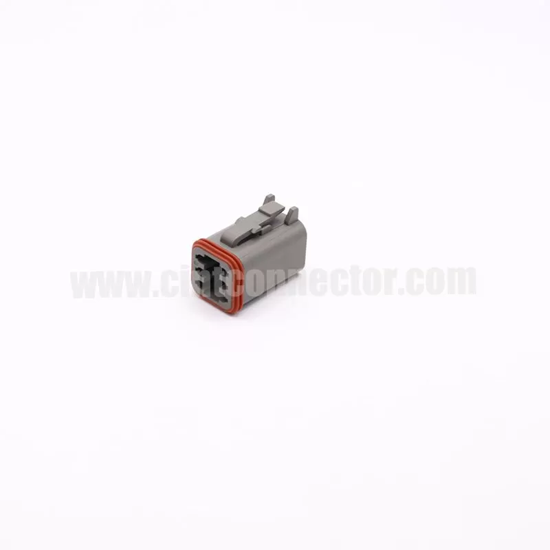 DT06-6S 6 pin female automotive rectangular gray housing plug Deutsch Connectors