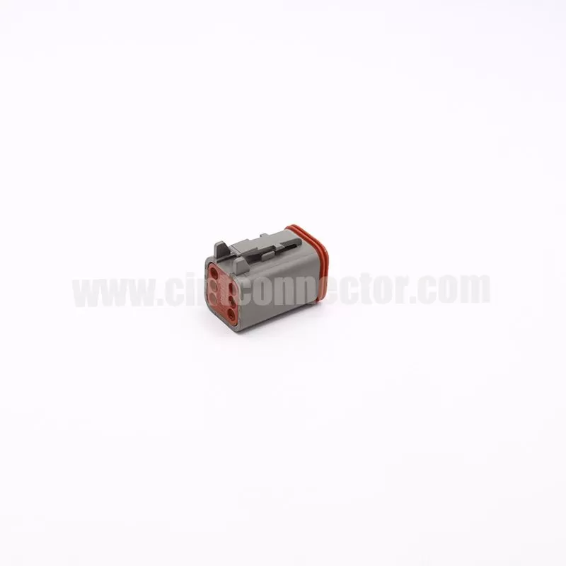 DT06-6S 6 pin female automotive rectangular gray housing plug Deutsch Connectors