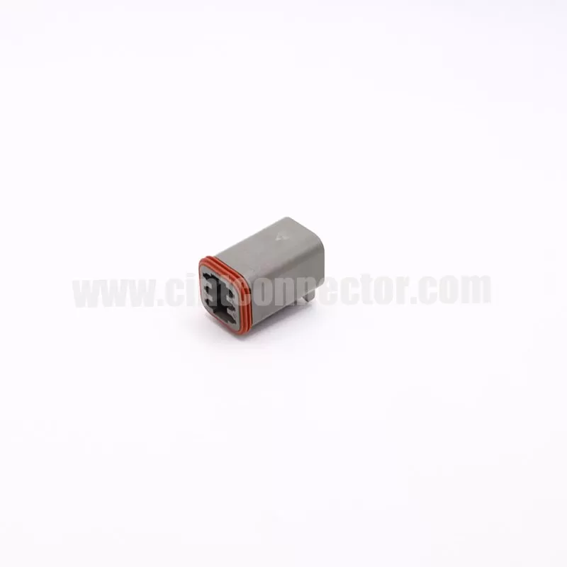 DT06-6S 6 pin female automotive rectangular gray housing plug Deutsch Connectors