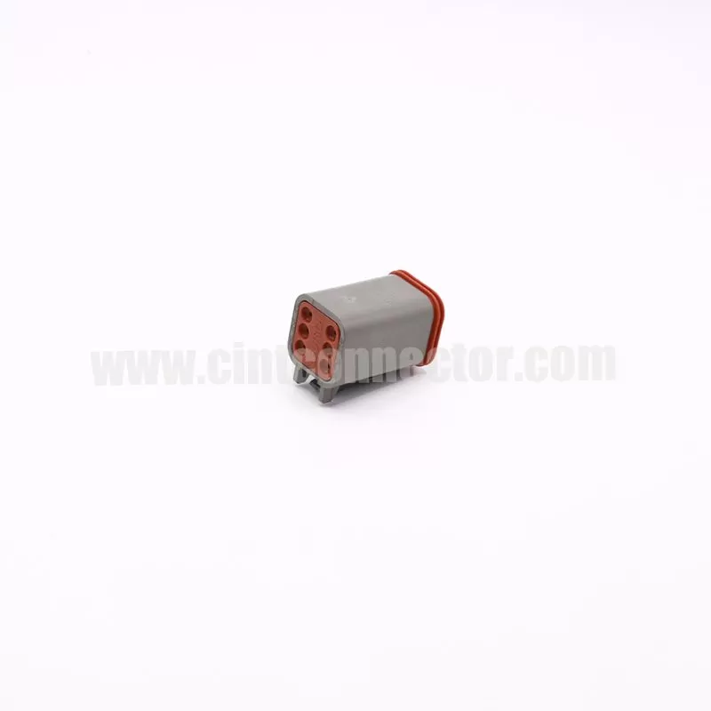 DT06-6S 6 pin female automotive rectangular gray housing plug Deutsch Connectors