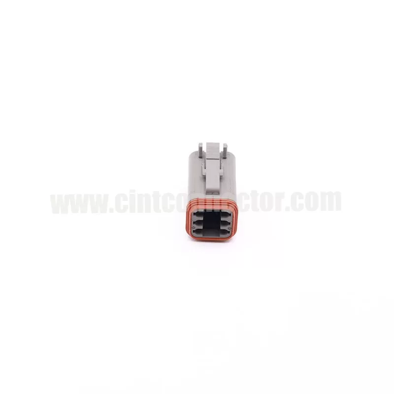 DT06-6S 6 pin TE female automotive rectangular gray housing plug Deutsch Connectors
