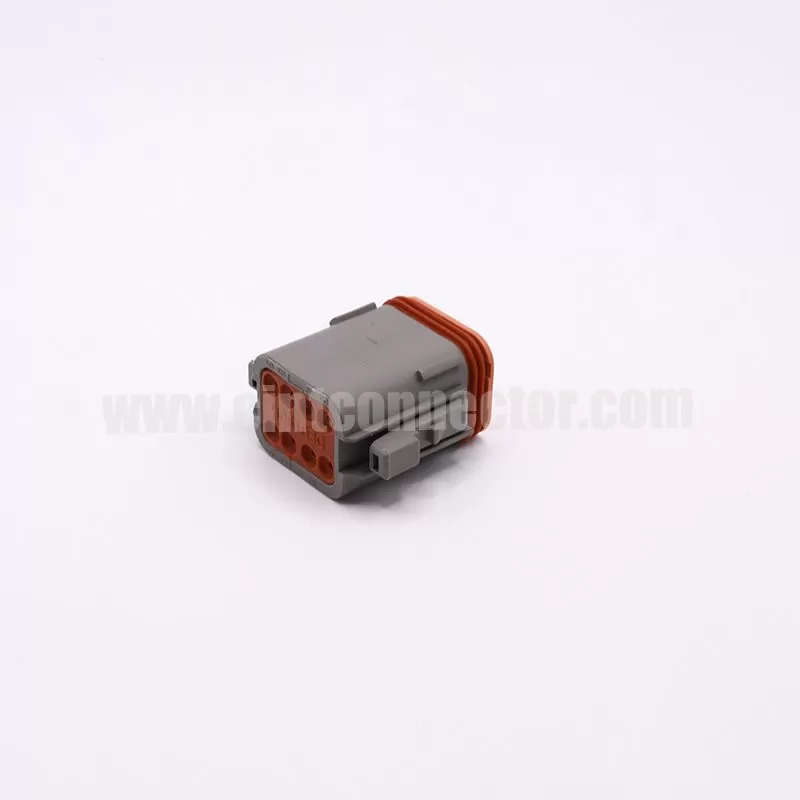 DT06-8S 8 pin TE female automotive rectangular gray housing plug Deutsch Connectors