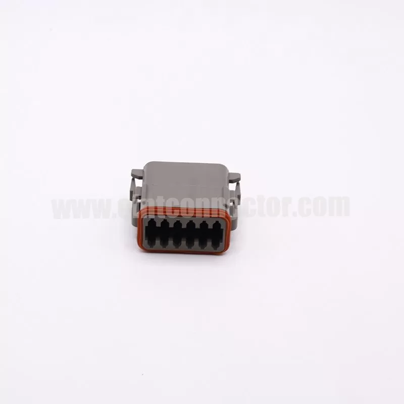 DT06-12SA 12 pin female automotive rectangular gray housing plug Deutsch Connectors